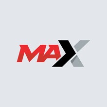 Max Typography Logo Vector Design