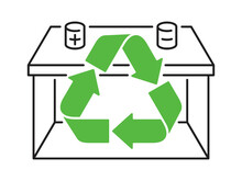 Lead-acid Battery Recycling Icon