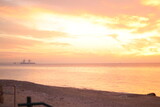 Fototapeta Desenie - sunset on the beach
