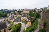 Fototapeta Miasto - view of the city Luxemburg
