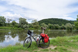 Fototapeta Na ścianę - bicycle near the river