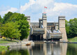 Trent-Severn Waterway on a sunny day Peterborough, Ontario, Canada