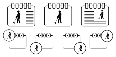 Poster - Golf Player icon. Silhouette of an athlete icon. Sportsman element icon. Premium quality graphic design. Signs, outline symbols collection icon for websites, web design on white background