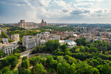 Fototapeta Konie - Bucharest downtown cityscape, capital of Romania.
