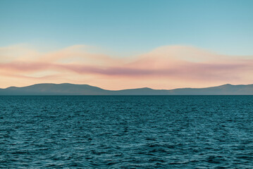 Wall Mural - sunset over the sea