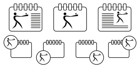 Poster - Running with barriers icon. Elements of sportsman icon. Premium quality graphic design icon. Signs and symbols collection icon for websites, web design, mobile app on white background
