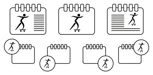 Poster - gymnast with ribbon icon. Elements of sportsman icon. Premium quality graphic design icon. Signs and symbols collection icon for websites, web design, mobile app on white background