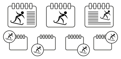 Poster - a man on a unicycle icon. Elements of sportsman icon. Premium quality graphic design icon. Signs and symbols collection icon for websites, web design, mobile app on white background