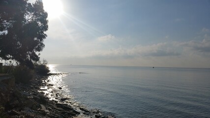 The beautiful Limassol Beach in Cyprus
