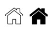 © avaicon - House icons set. Home sign and symbol