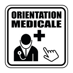 Poster - Logo orientation médicale.