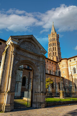 Wall Mural - Saint Sernin Basilica in Toulouse in Occitanie, France