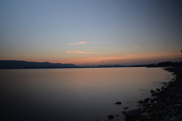  Sonnenuntergang auf der Mettnau in Radolfzell am Bodensee 