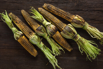 Wall Mural - grilled corn