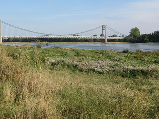 Poster - Pont d' Ancenis, Loire-Atlantique, Pays de la Loire, France, Bords de Loire, La Loire à vélo