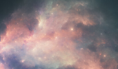 Wall Mural - Nebula #46 - Bright sky nebula