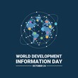 © Arif_Vector - Vector illustration, World Development Information Day theme, as a banner, poster or template.