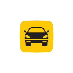 Sticker - Online taxi carr app logo design