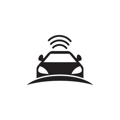 Sticker - Online taxi carr app logo design