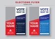 Elections Flyer Template, Political Flyer, Vote Flyer