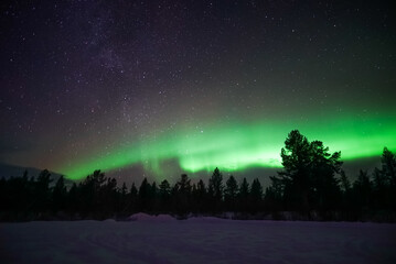 aurora borealis northern lights lapland
