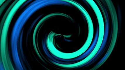Poster - Abstract 3d render swirl with twisting lines in constant rotation effect. Ring energy sucks in spatial matter. Dynamic blurry stripes powerful tornado with view from inside.