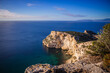 Cliffs of the Sardinia island in Mediterranean sea