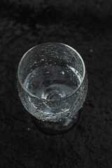 Poster - Closeup of a drinking glass