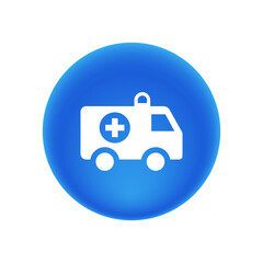 Canvas Print - Ambulance - Sticker