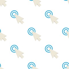 Poster - Screen pointer pattern seamless background texture repeat wallpaper geometric vector