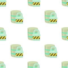 Poster - Blocked database pattern seamless background texture repeat wallpaper geometric vector