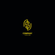 The S logo in the form of a monogram with a gold color, has a luxurious and elegant meaning showing high class.