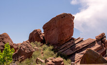 Sandstone Steps To Heaven In Red Rocks Park, Morrison CO USA