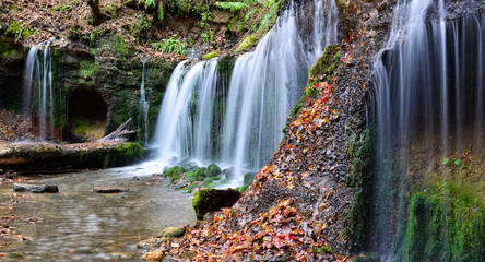 Wall Mural - Beautiful scenery of Shiraito Waterfall