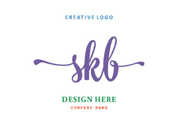 SKB lettering logo is simple, easy to understand and authoritative