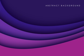 abstract purple curve papercut background dimension layers. eps10 vector