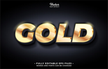 Wall Mural - golden premium text effect editable eps cc. words and fonts can be changed
