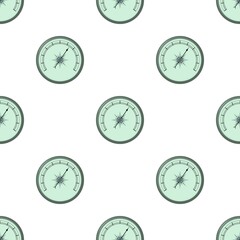 Poster - Atmosphere barometer pattern seamless background texture repeat wallpaper geometric vector