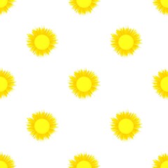 Sticker - The sun is shining pattern seamless background texture repeat wallpaper geometric vector
