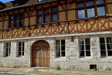 Wall Mural - Les Andelys; France - june 24 2021 :  city center of Petit Andely