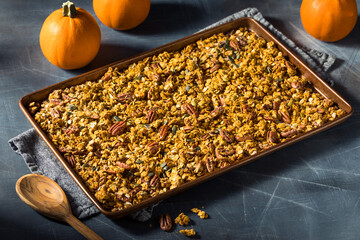 Wall Mural - Healthy Homemade Autumn Pumpkin Spice Granola