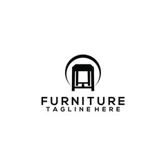 Wall Mural - Furniture logo template vector concept