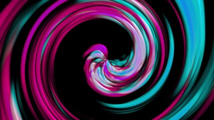 Poster - Abstract 3d render swirl with twisting lines in constant rotation effect. Ring energy sucks in spatial matter. Dynamic blurry stripes powerful tornado with view from inside.
