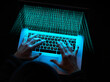 © Andrew Brookes/Westend61 - Cyber crime, A hacker using a virus to attack software
