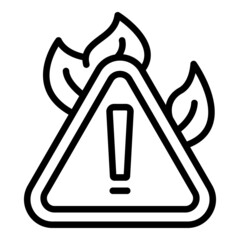 Poster - Cyber security icon outline vector. Stop secure. Hacker lock