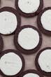© rsooll - chocolate cookies with creamy cream filling