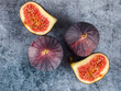 fresh fig fruits, figs are consumed in fresh, dried and canned form, jam and jam are cooked from fresh fruits, there are a lot of very small seeds in the fruits, the fruits taste sweetly or moderately