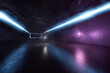 © Westend61 - Three dimensional render of dark empty corridor inside spaceship or space station
