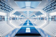 © Westend61 - 3D rendering interior of space station