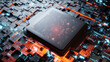 © Spectral/Westend61 - Illustration of CPU on mother board